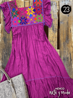 Tunica Estrella Rayon - MÉXICO ARTE Y MODA - Vestido Bordado