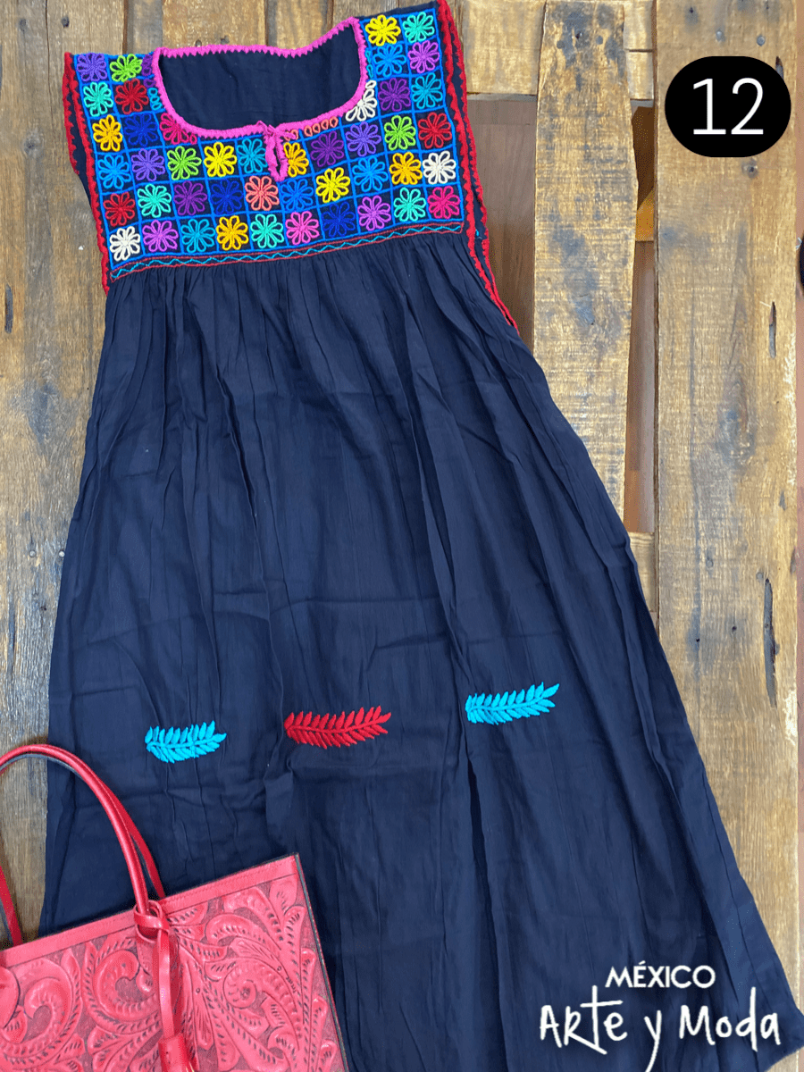 Tunica Flor Rococo - MÉXICO ARTE Y MODA - Vestido Bordado