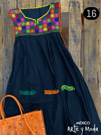 Tunica Flor Rococo - MÉXICO ARTE Y MODA - Vestido Bordado