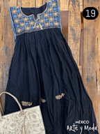 Tunica Flor Rococo - MÉXICO ARTE Y MODA - Vestido Bordado