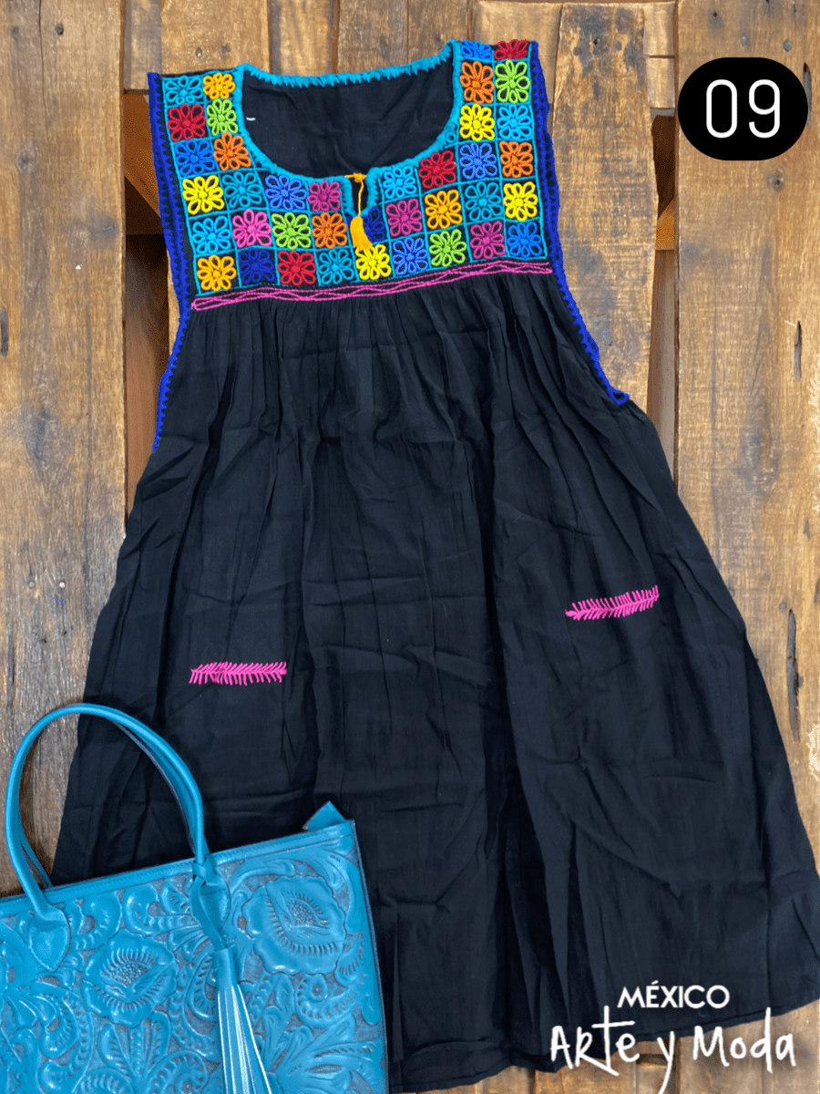 Tunica Flor Rococo - MÉXICO ARTE Y MODA - Vestido Bordado