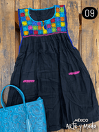 Tunica Flor Rococo - MÉXICO ARTE Y MODA - Vestido Bordado