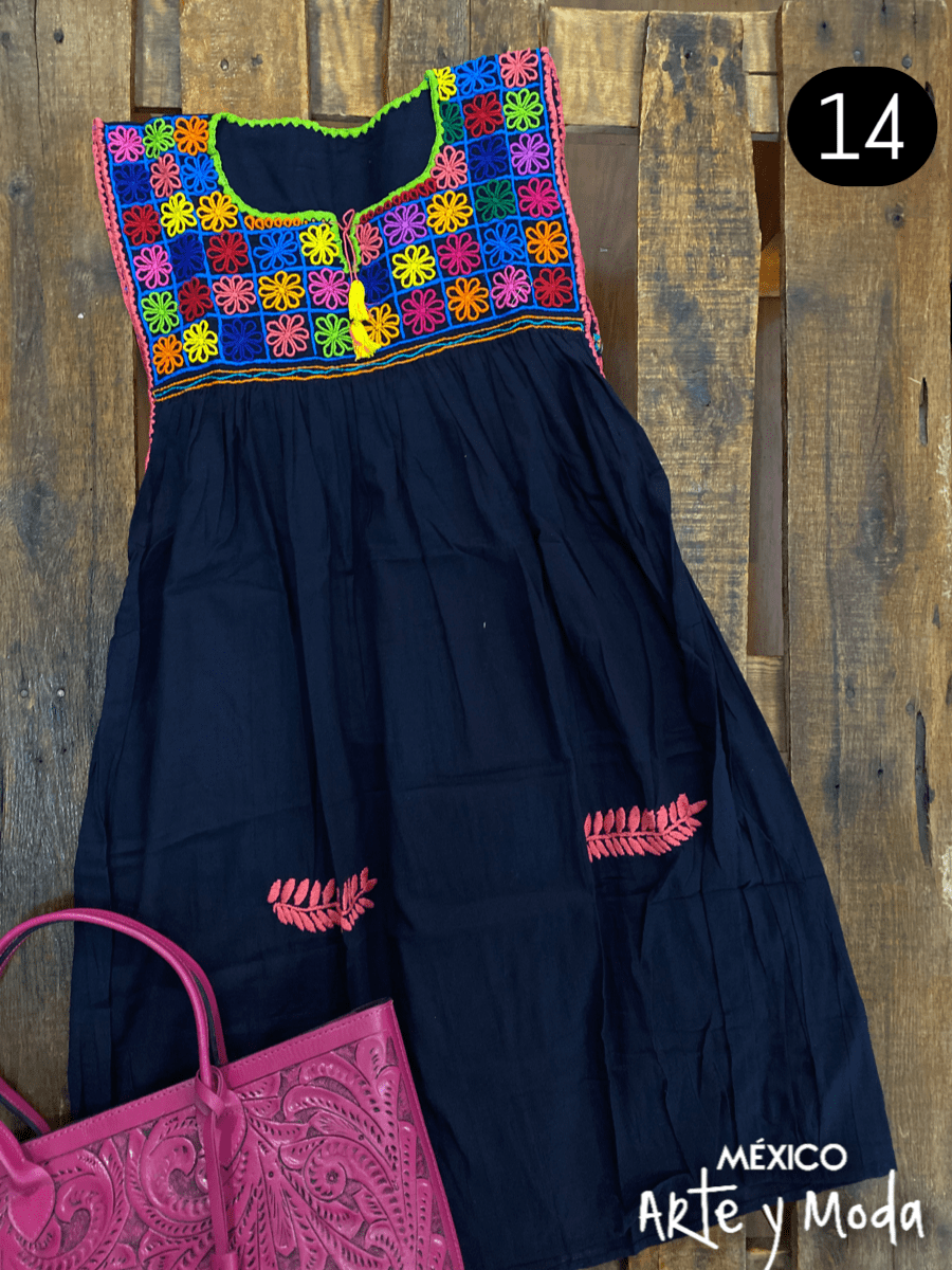 Tunica Flor Rococo - MÉXICO ARTE Y MODA - Vestido Bordado