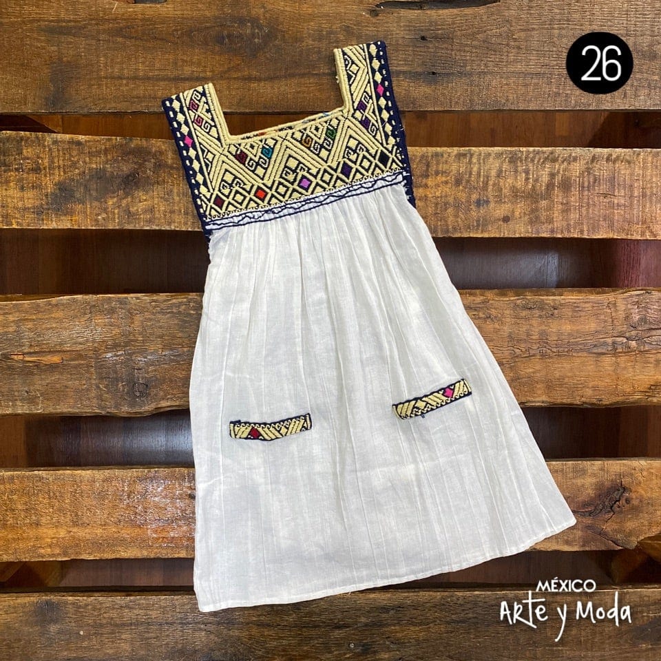 Tunica Infantil San Andres - MÉXICO ARTE Y MODA - Vestido Infantil