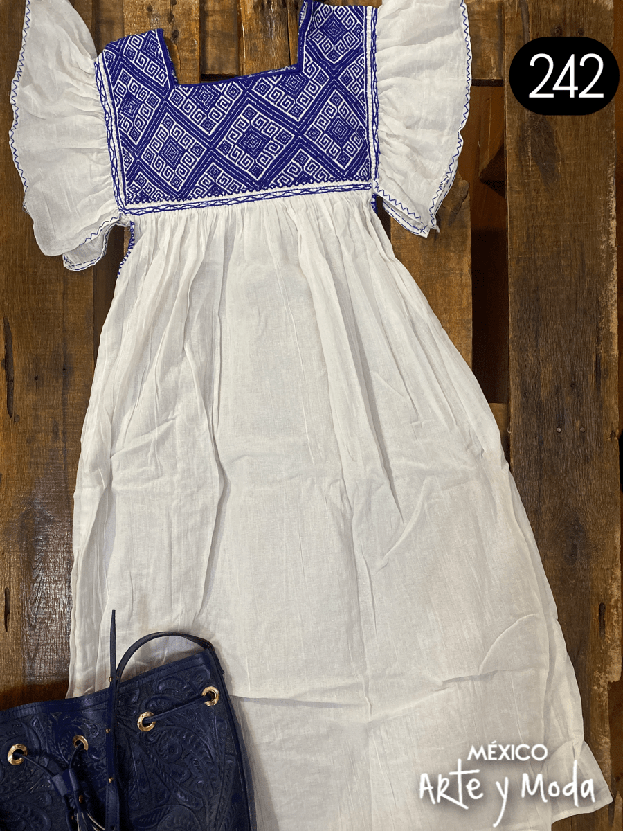 Tunica San Andres Olan - MÉXICO ARTE Y MODA - Vestido Bordado