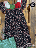 Vestido Aguacatenango Estampado - MÉXICO ARTE Y MODA - Vestido Bordado