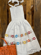 Vestido Campana Halter - MÉXICO ARTE Y MODA - Vestido Bordado
