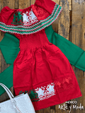 Vestido Campesino Patria - MÉXICO ARTE Y MODA - Vestido Bordado