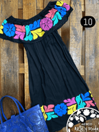 Vestido Campesino Tuxtepec - MÉXICO ARTE Y MODA - Vestido Bordado