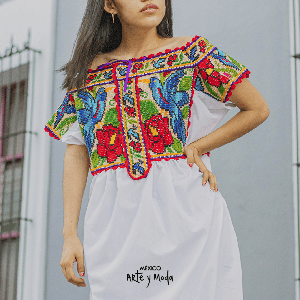 Vestido Chatina - MÉXICO ARTE Y MODA - Vestido