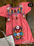 Vestido Coco Tradicional - MÉXICO ARTE Y MODA - Vestido Bordado