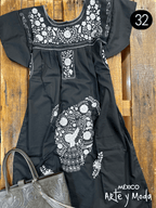 Vestido Coco Unitono - MÉXICO ARTE Y MODA - Vestido Bordado