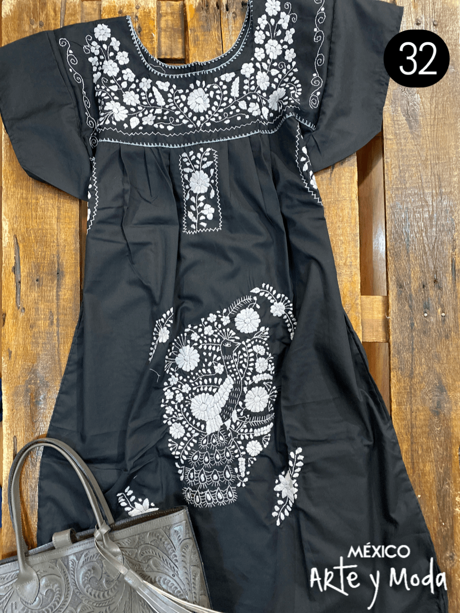 Vestido Coco Unitono - MÉXICO ARTE Y MODA - Vestido Bordado