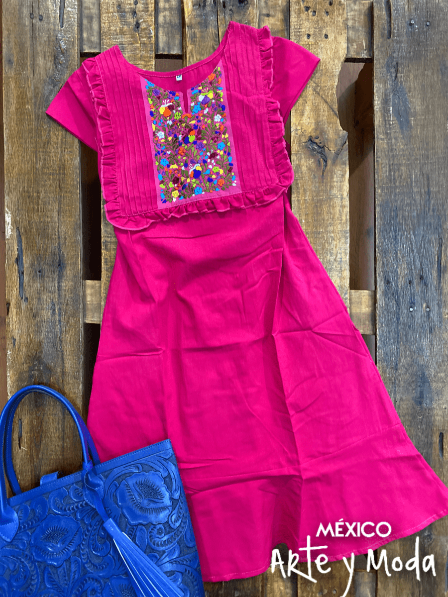 Vestido Español Sastre - MÉXICO ARTE Y MODA - Vestido Bordado