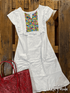 Vestido Español Sastre - MÉXICO ARTE Y MODA - Vestido Bordado