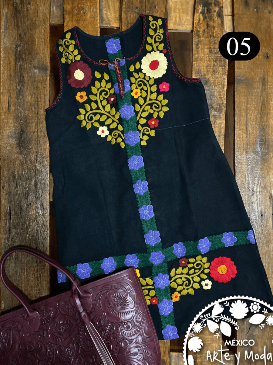 Vestido Fusion Chiapas - MÉXICO ARTE Y MODA - Vestido Bordado