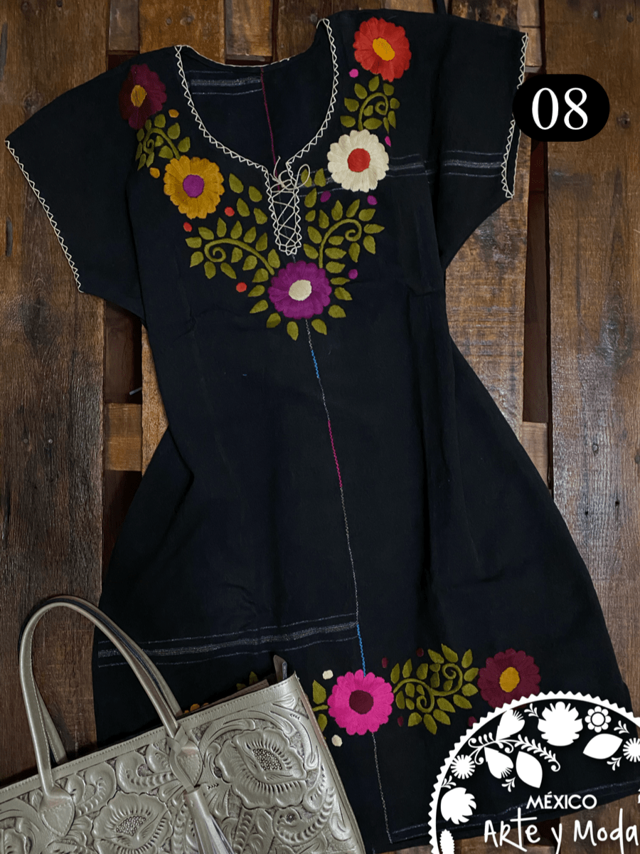 Vestido Fusion Chiapas - MÉXICO ARTE Y MODA - Vestido Bordado