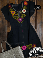 Vestido Fusion Chiapas - MÉXICO ARTE Y MODA - Vestido Bordado