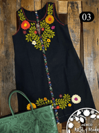 Vestido Fusion Chiapas - MÉXICO ARTE Y MODA - Vestido Bordado