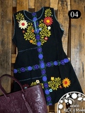 Vestido Fusion Chiapas - MÉXICO ARTE Y MODA - Vestido Bordado
