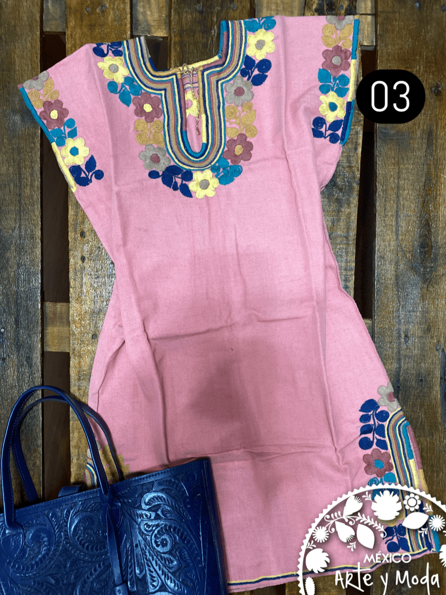 Vestido JolXic Telar Cintura - MÉXICO ARTE Y MODA - Vestido Bordado