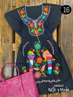 Vestido Kimono Tradicional - MÉXICO ARTE Y MODA - Vestido Bordado