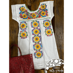 Vestido Mariachi Girasol - MÉXICO ARTE Y MODA - Vestido Bordado