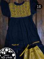 Vestido Muñeca San Andres - MÉXICO ARTE Y MODA - Vestido Bordado