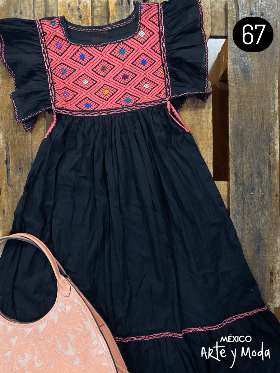 Vestido Muñeca San Andres - MÉXICO ARTE Y MODA - Vestido Bordado