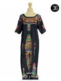 Vestido Ornamental Tehuacana - MÉXICO ARTE Y MODA - Vestido Bordado