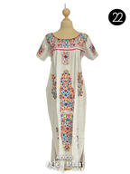 Vestido Ornamental Tehuacana - MÉXICO ARTE Y MODA - Vestido Bordado