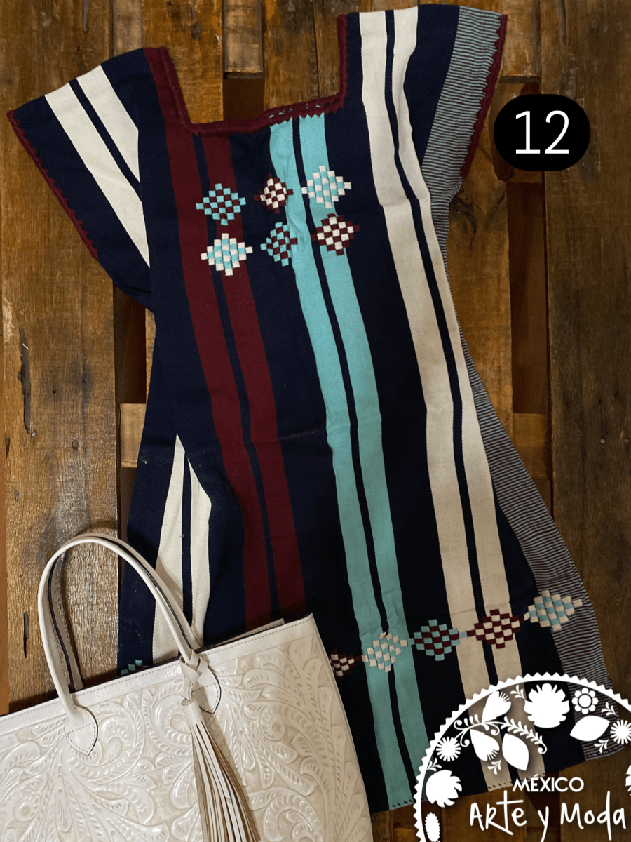 Vestido Oxchuc - MÉXICO ARTE Y MODA - Vestido Bordado