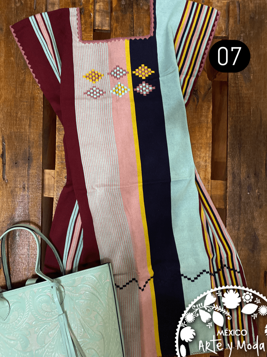 Vestido Oxchuc - MÉXICO ARTE Y MODA - Vestido Bordado