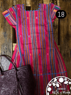 Vestido Pantelho - MÉXICO ARTE Y MODA - Vestido Bordado