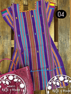 Vestido Pantelho - MÉXICO ARTE Y MODA - Vestido Bordado