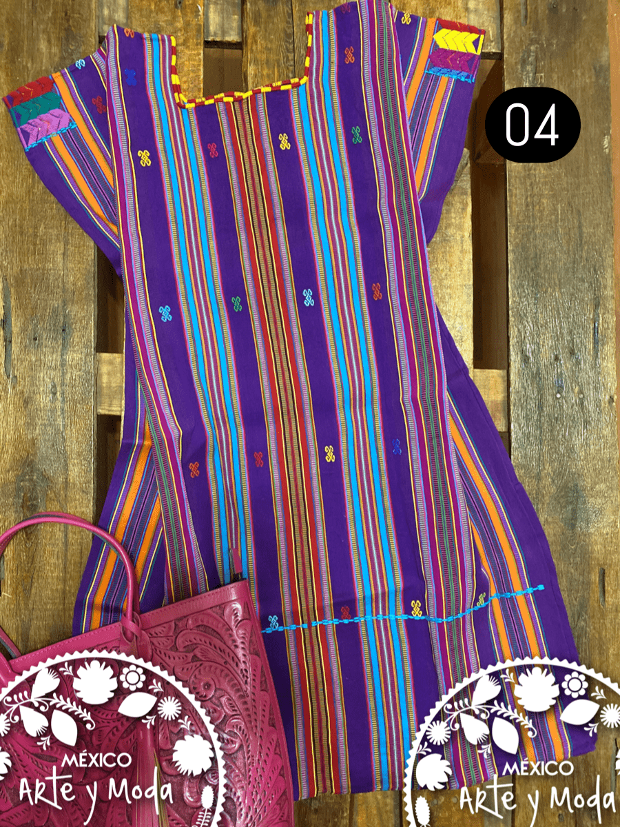 Vestido Pantelho - MÉXICO ARTE Y MODA - Vestido Bordado