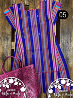 Vestido Pantelho - MÉXICO ARTE Y MODA - Vestido Bordado