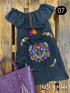 Vestido Pop - MÉXICO ARTE Y MODA - Vestido Bordado