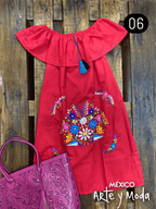 Vestido Pop - MÉXICO ARTE Y MODA - Vestido Bordado