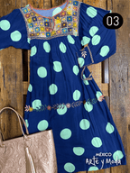 Vestido Rococo Rayon - MÉXICO ARTE Y MODA - Vestido Bordado