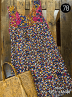 Vestido Rococo Rayon - MÉXICO ARTE Y MODA - Vestido Bordado