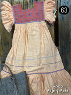 Vestido San Andres Rayon - MÉXICO ARTE Y MODA - Vestido Bordado