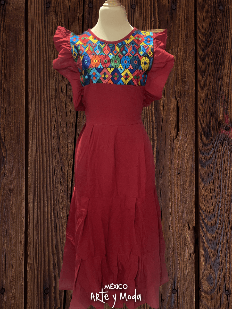 Vestido Sayulita - MÉXICO ARTE Y MODA - Vestido Bordado