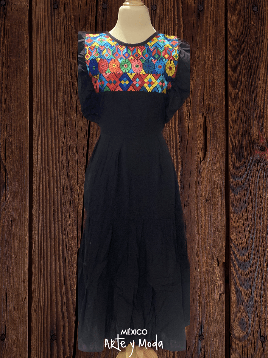 Vestido Sayulita - MÉXICO ARTE Y MODA - Vestido Bordado