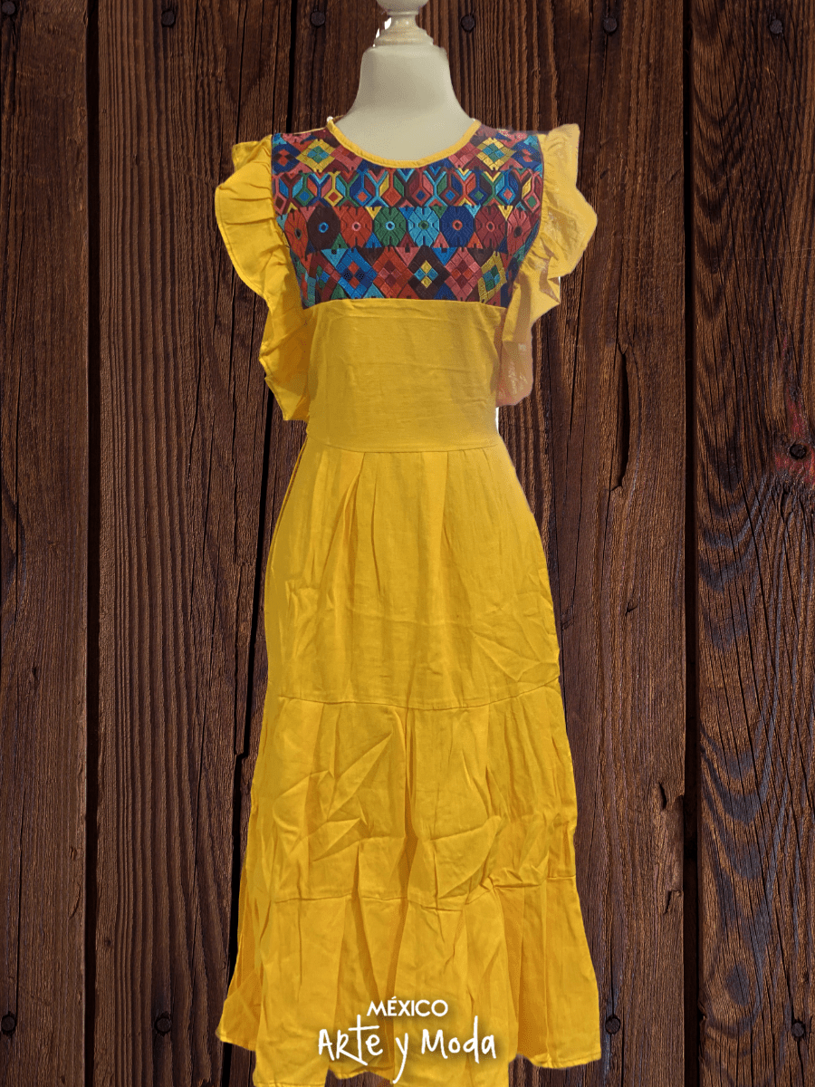 Vestido Sayulita - MÉXICO ARTE Y MODA - Vestido Bordado