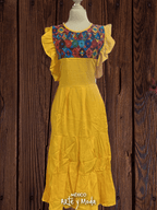 Vestido Sayulita - MÉXICO ARTE Y MODA - Vestido Bordado