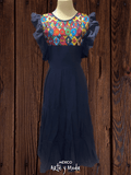 Vestido Sayulita - MÉXICO ARTE Y MODA - Vestido Bordado