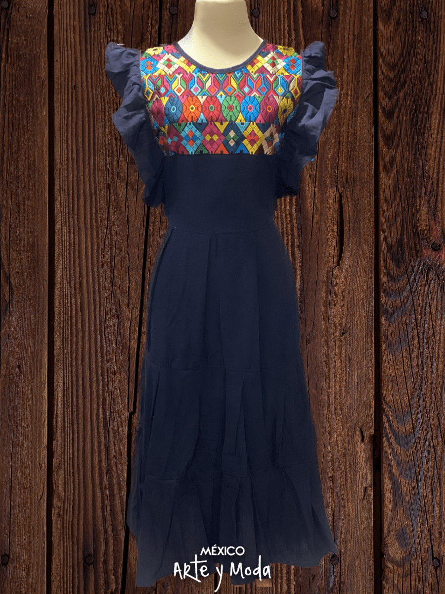 Vestido Sayulita - MÉXICO ARTE Y MODA - Vestido Bordado