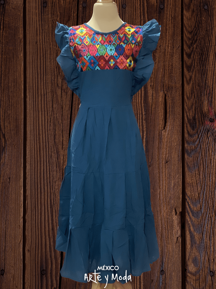 Vestido Sayulita - MÉXICO ARTE Y MODA - Vestido Bordado