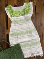 Vestido Telar Paloma - MÉXICO ARTE Y MODA - Vestido Bordado